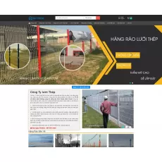 Dự Án Bán Hoặc Cho Thuê Website Công Ty Lưới Thép