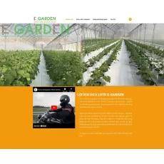 Thiết Kế Website Giới Thiệu Sản Phẩm Dưa Lưới Egarden365