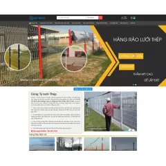 Dự Án Bán Hoặc Cho Thuê Website Công Ty Lưới Thép