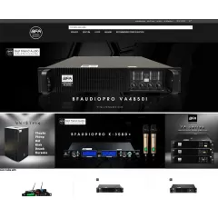 Thiết Kế Website Cung Cấp Thiết Bị Âm Thanh Gia Đình Và Phòng Karaoke BFaudio - BFaudioPro
